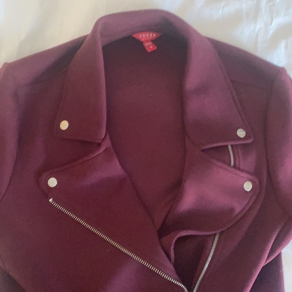 Guess maroon Blazer - Picture 2 of 2